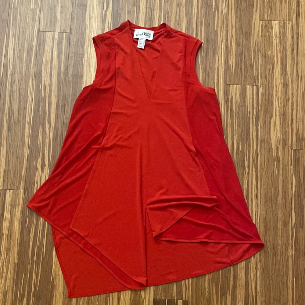 Joseph Ribkoff Red Sleeveless Top